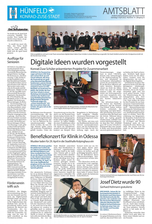 Amtsblatt vom 9. 4. 2022